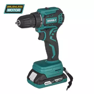Дрель-шуруповерт аккумуляторная Minli DC107H.2 18В