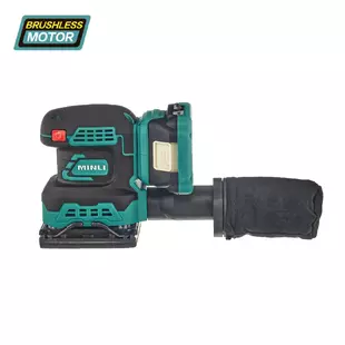 Шлифовальная машина вибрационная аккумуляторная Minli DC701-2.0A 18В